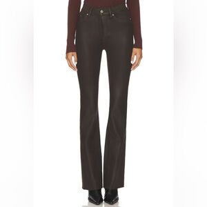 DL1961 Bridget Boot Jeans In Coated Dark Mocha